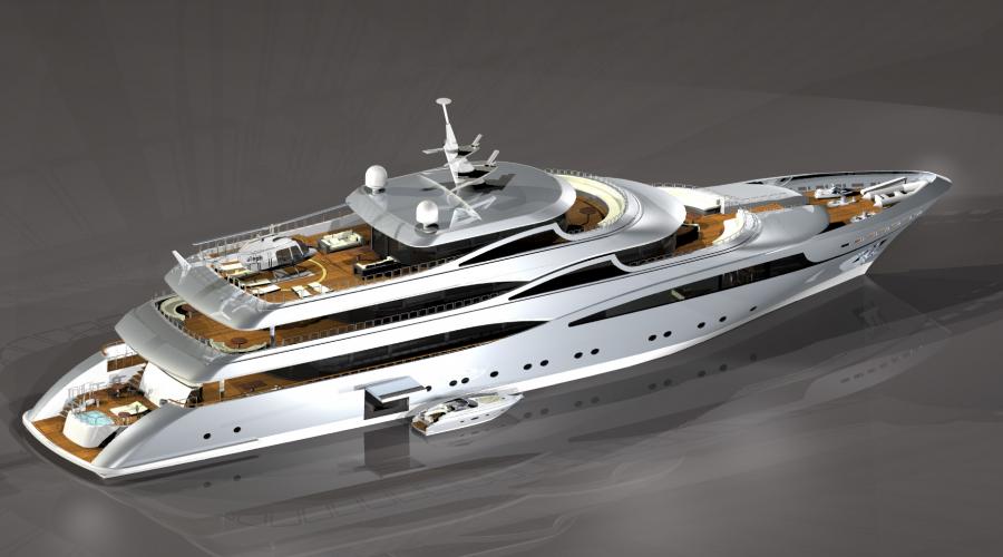 SUPERYACHT 60 M- CONCEPT DESIGN